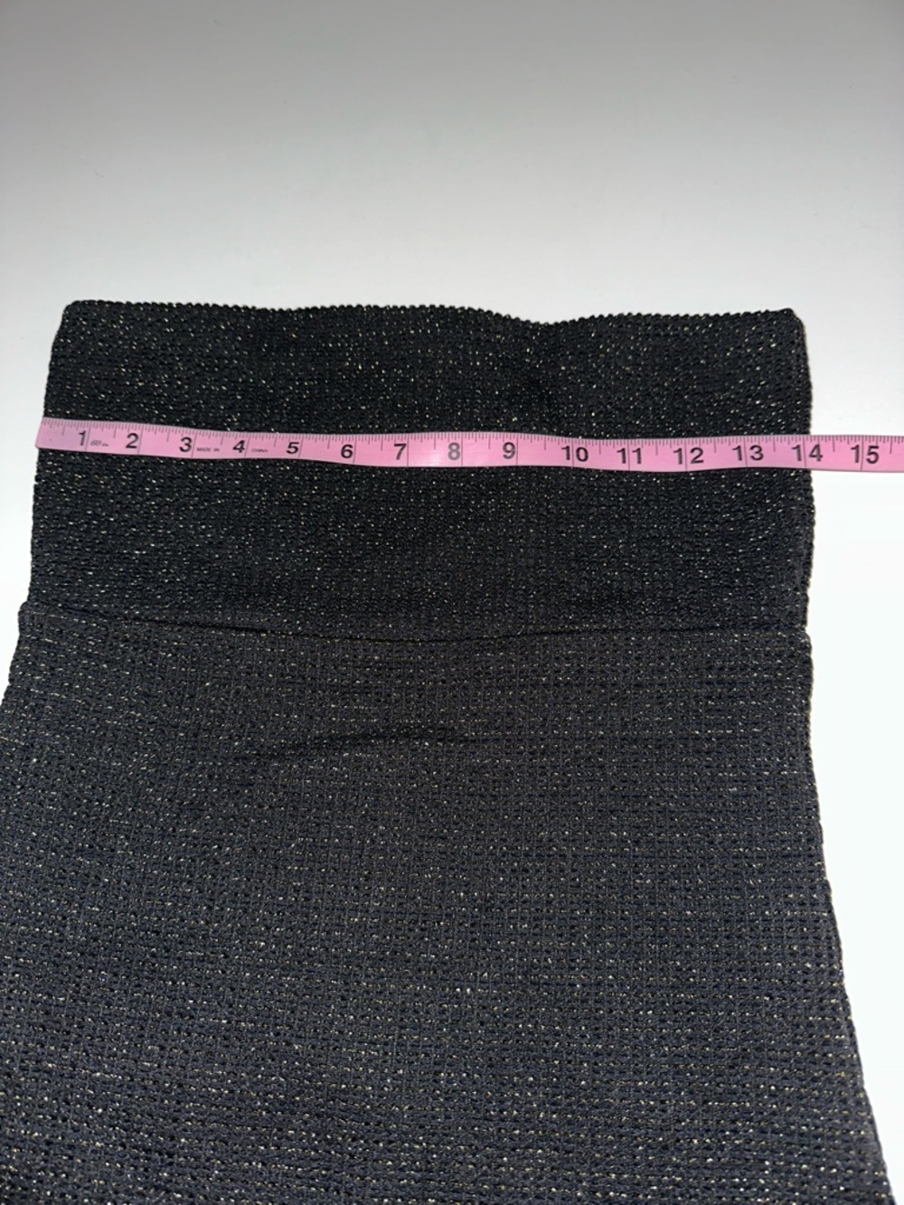 Nightcap Free People Black Crinkle Lurex Tube Strapless Midi Classic Dress M L - Picture 8 of 13